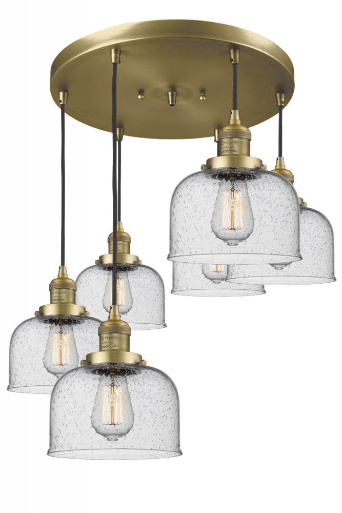Large Bell 6 Light Multi-Pendant