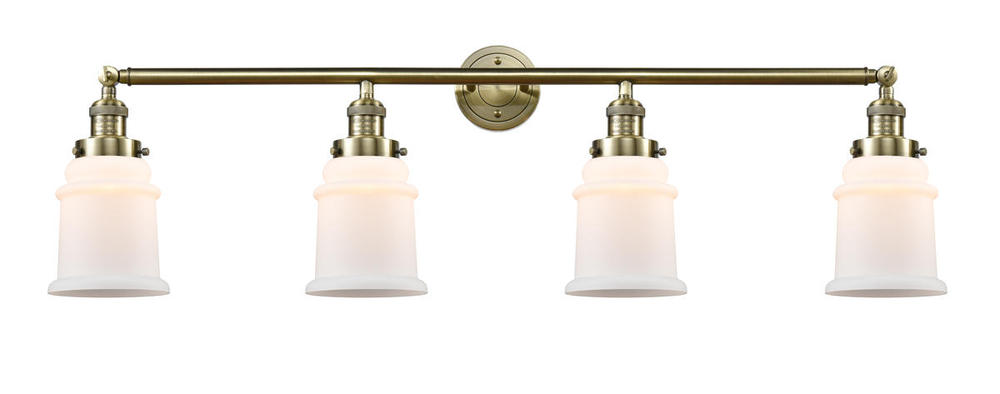 Canton - 4 Light - 42 inch - Antique Brass - Adjustable Bath Vanity Light