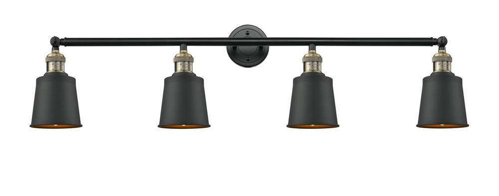 Addison - 4 Light - 42 inch - Black Antique Brass - Adjustable Bath Vanity Light