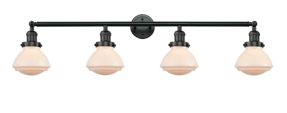 Olean - 4 Light - 43 inch - Matte Black - Adjustable Bath Vanity Light