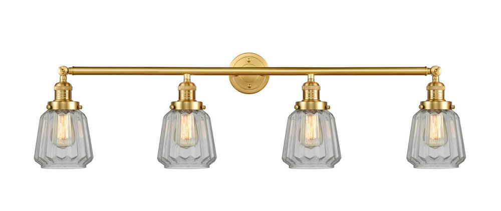 Chatham - 4 Light - 42 inch - Satin Gold - Adjustable Bath Vanity Light