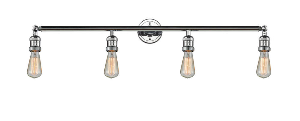 Bare Bulb 4 Light Bath Vanity Light