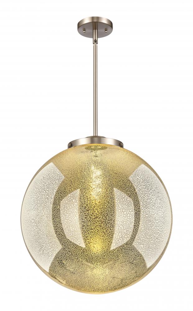 Beacon - 1 Light - 18 inch - Brushed Satin Nickel - Stem Hung - Pendant