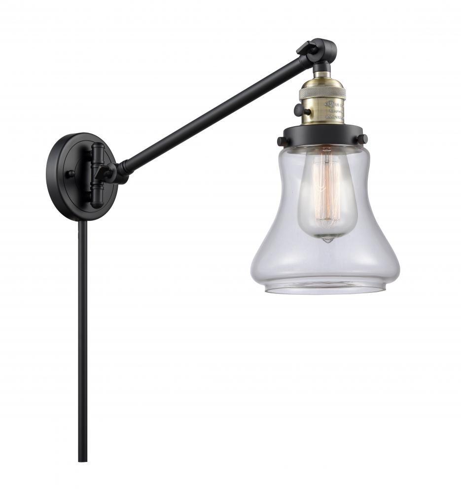 Bellmont - 1 Light - 8 inch - Black Antique Brass -Adjustable Swing Arm