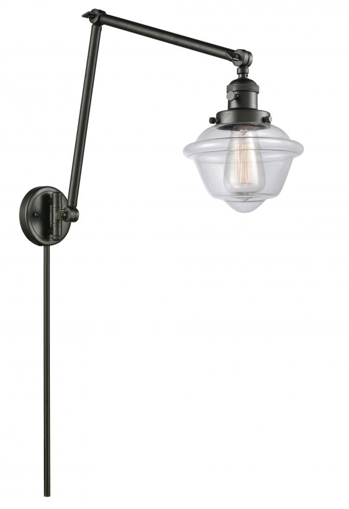 Oxford - 1 Light - 8 inch - Oil Rubbed Bronze -Adjustable Swing Arm