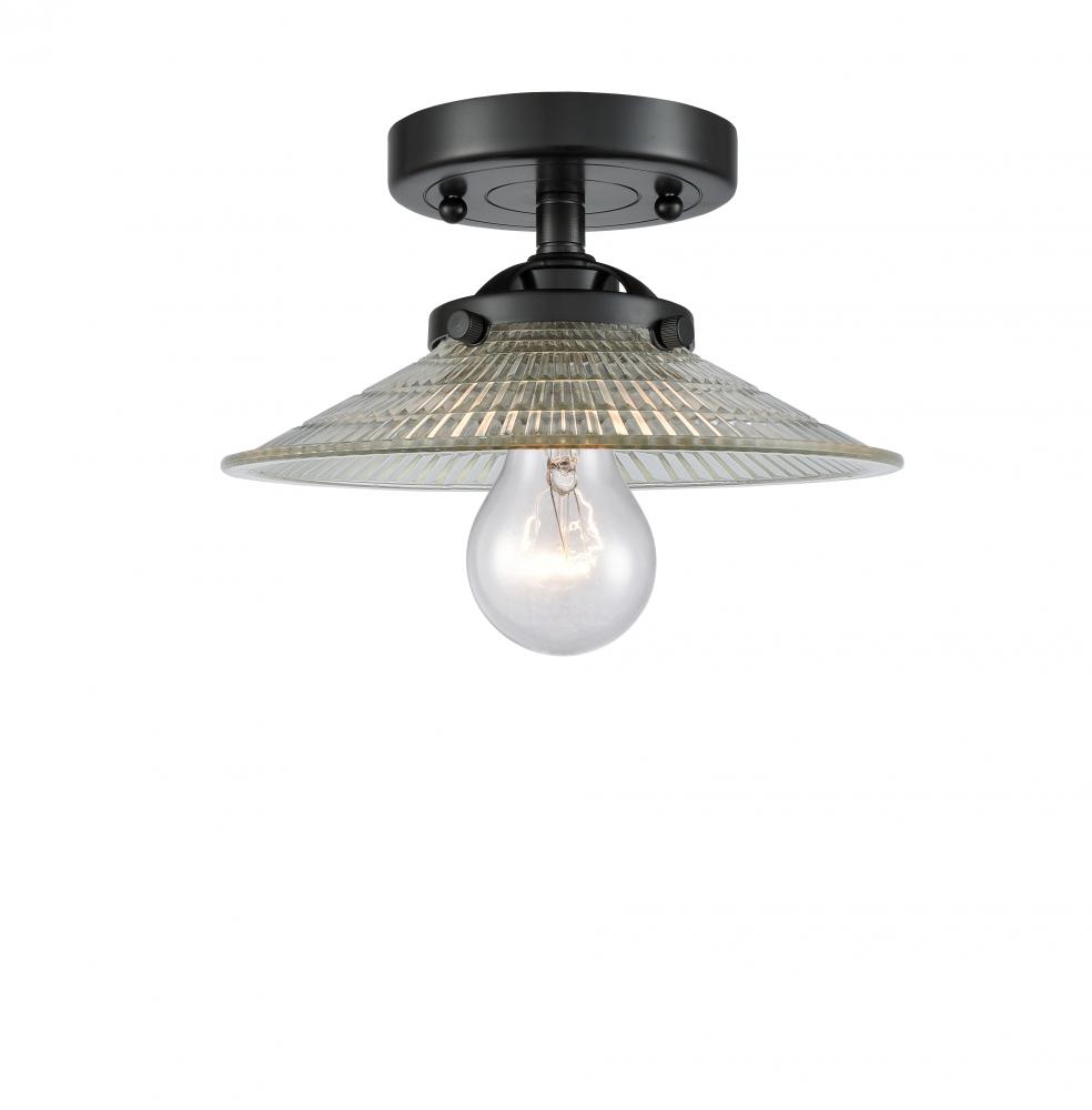 Halophane 1 Light Semi-Flush Mount