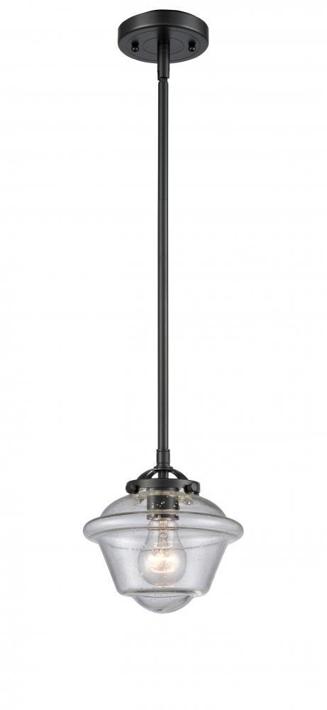 Oxford - 1 Light - 8 inch - Oil Rubbed Bronze - Stem hung - Mini Pendant