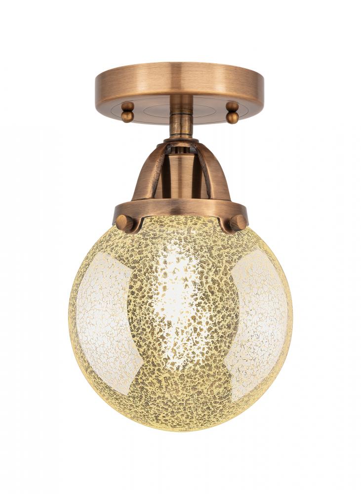 Beacon - 1 Light - 6 inch - Antique Copper - Semi-Flush Mount