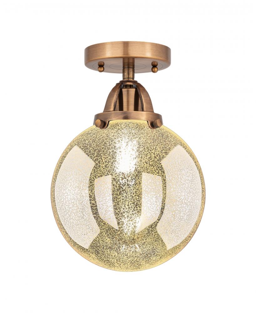 Beacon - 1 Light - 8 inch - Antique Copper - Semi-Flush Mount