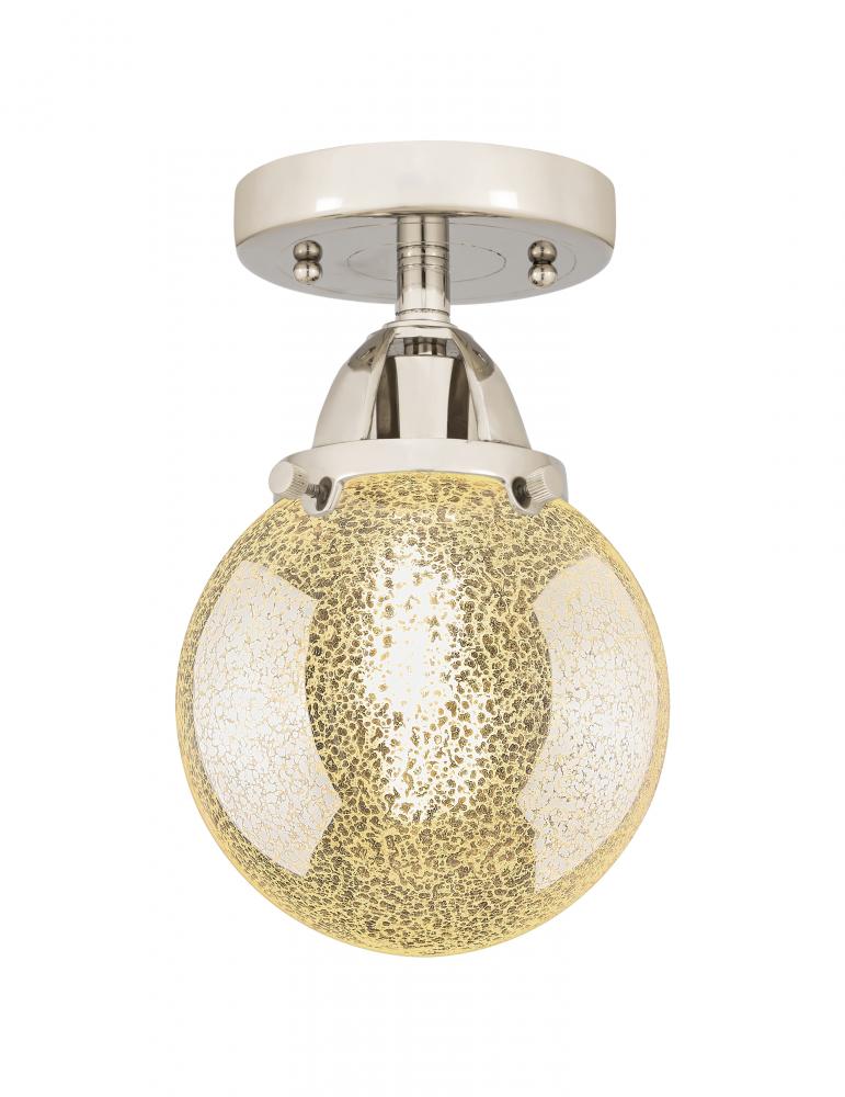 Beacon - 1 Light - 6 inch - Polished Nickel - Semi-Flush Mount
