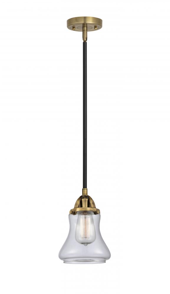 Bellmont - 1 Light - 6 inch - Black Antique Brass - Stem hung - Mini Pendant