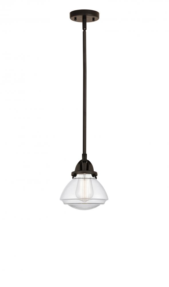 Olean - 1 Light - 7 inch - Oil Rubbed Bronze - Stem hung - Mini Pendant