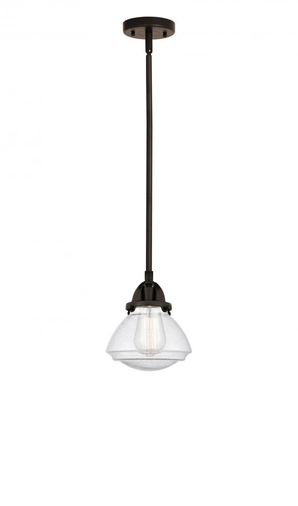 Olean - 1 Light - 7 inch - Oil Rubbed Bronze - Stem hung - Mini Pendant