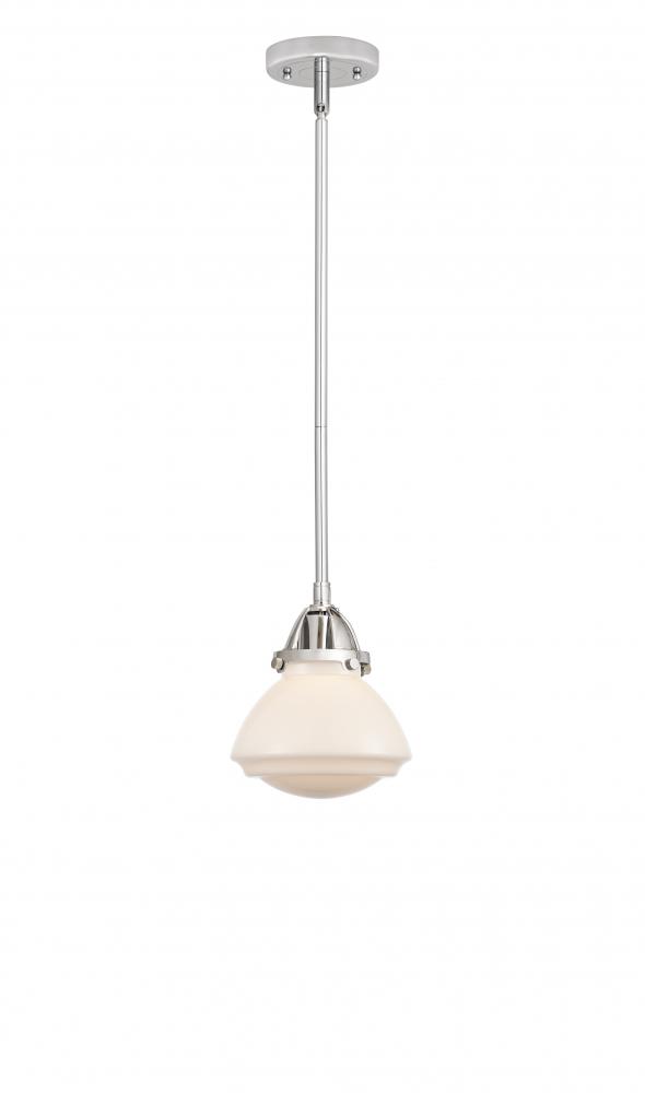 Olean - 1 Light - 7 inch - Polished Chrome - Stem hung - Mini Pendant