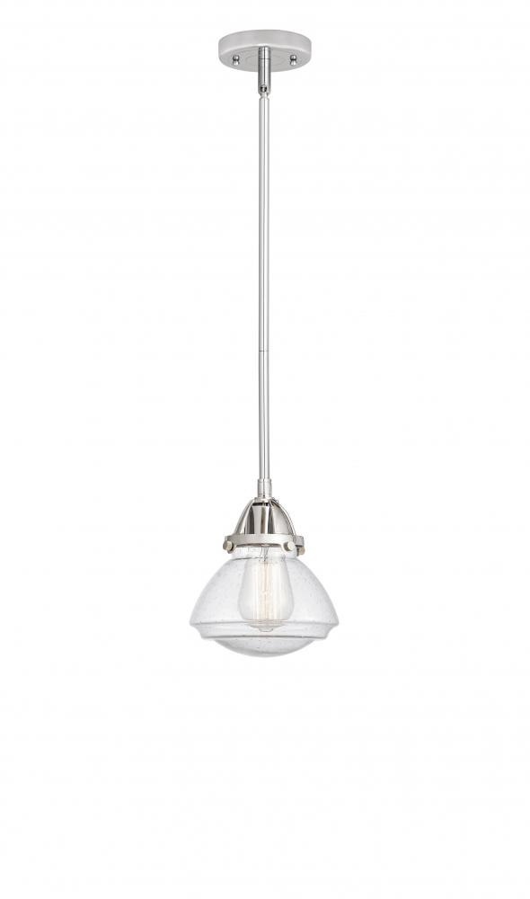 Olean - 1 Light - 7 inch - Polished Chrome - Stem hung - Mini Pendant