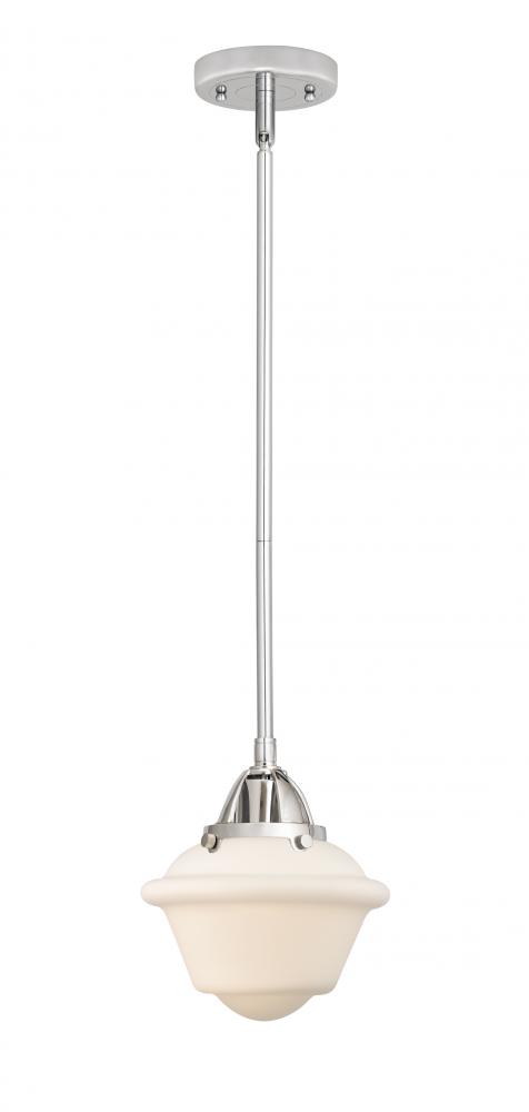 Oxford - 1 Light - 8 inch - Polished Chrome - Stem hung - Mini Pendant