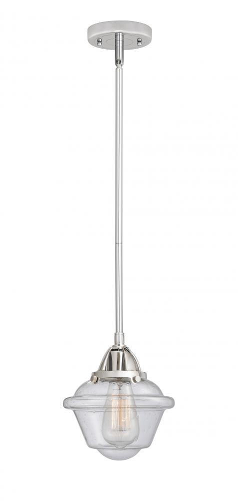 Oxford - 1 Light - 8 inch - Polished Chrome - Stem hung - Mini Pendant