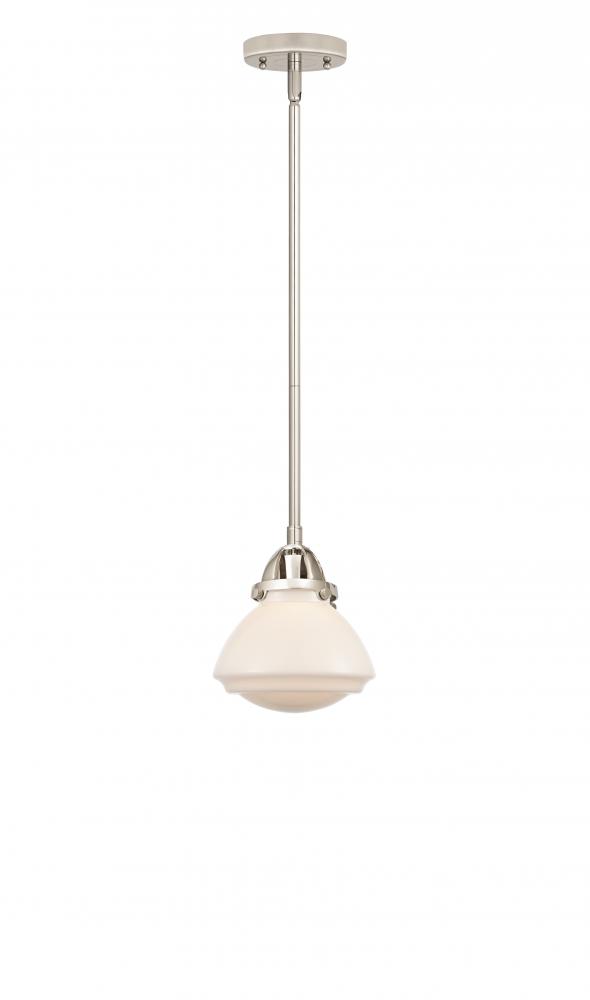 Olean - 1 Light - 7 inch - Polished Nickel - Stem hung - Mini Pendant