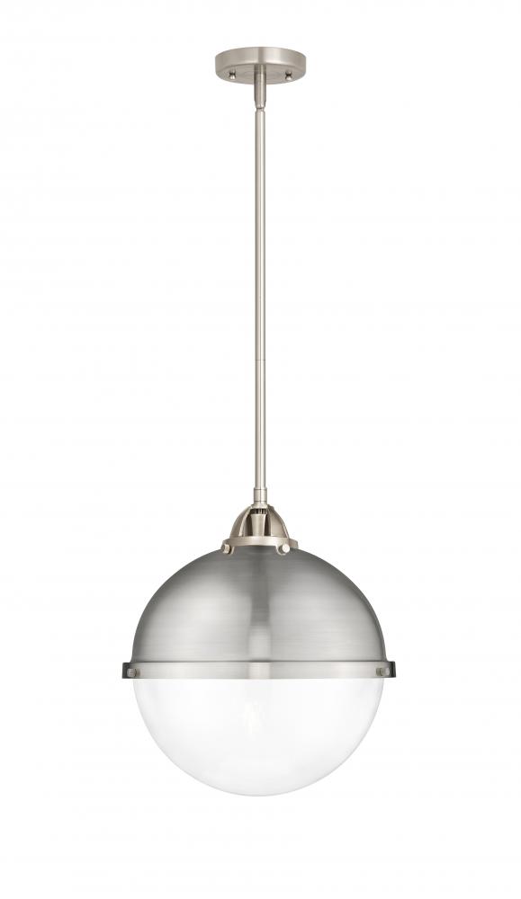 Hampden - 1 Light - 13 inch - Brushed Satin Nickel - Stem hung - Pendant