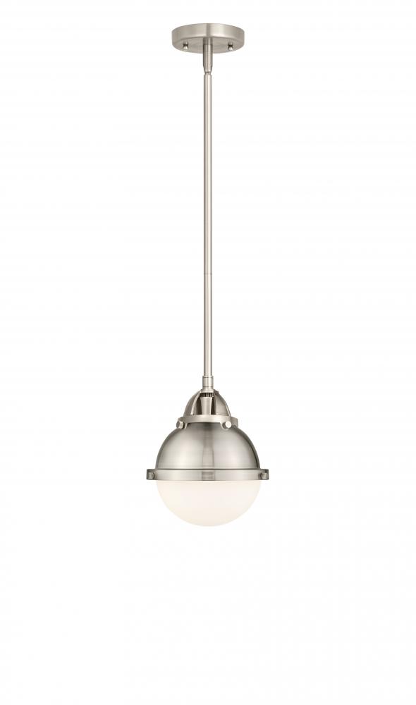 Hampden - 1 Light - 7 inch - Brushed Satin Nickel - Stem hung - Mini Pendant