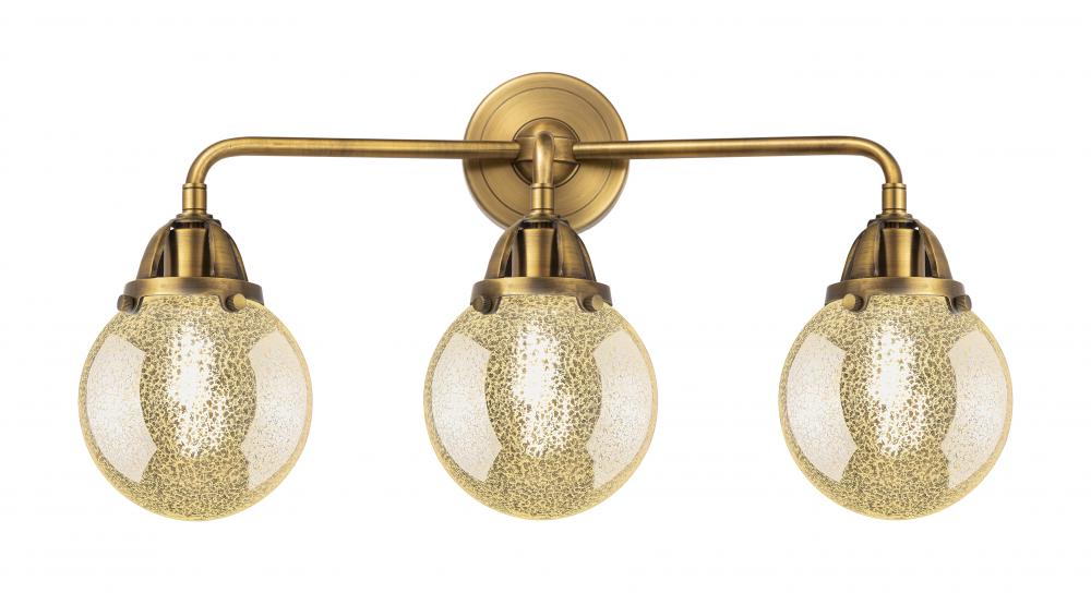 Beacon - 3 Light - 24 inch - Brushed Brass - Bath Vanity Light
