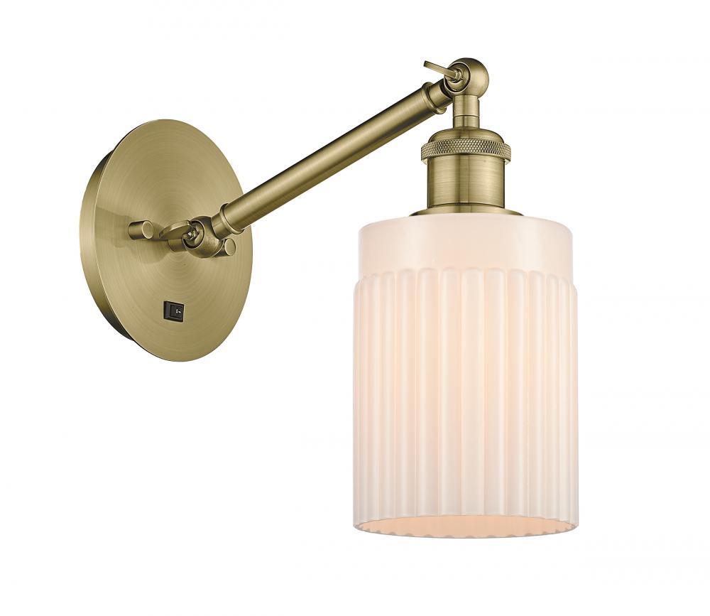 Hadley - 1 Light - 5 inch - Brushed Brass - Adjustable Sconce