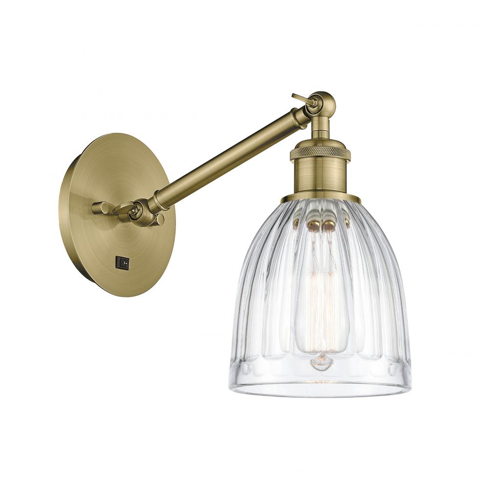 Brookfield - 1 Light - 6 inch - Antique Brass - Adjustable Sconce