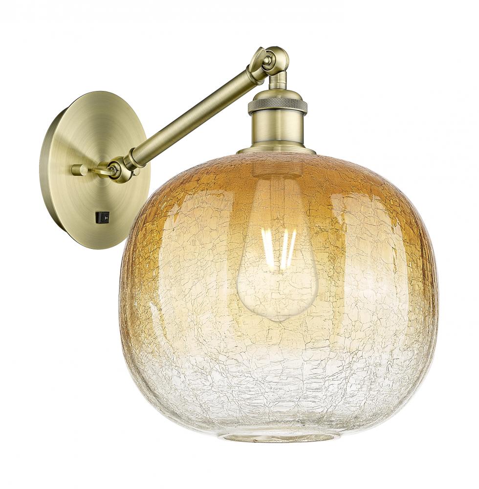 Brookhaven Sphere - 1 Light - 11 inch - Antique Brass - Sconce