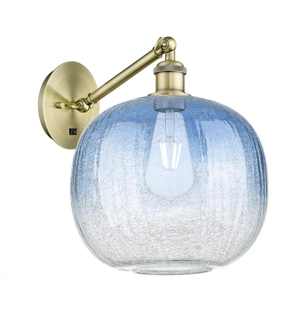 Brookhaven Sphere - 1 Light - 11 inch - Antique Brass - Sconce