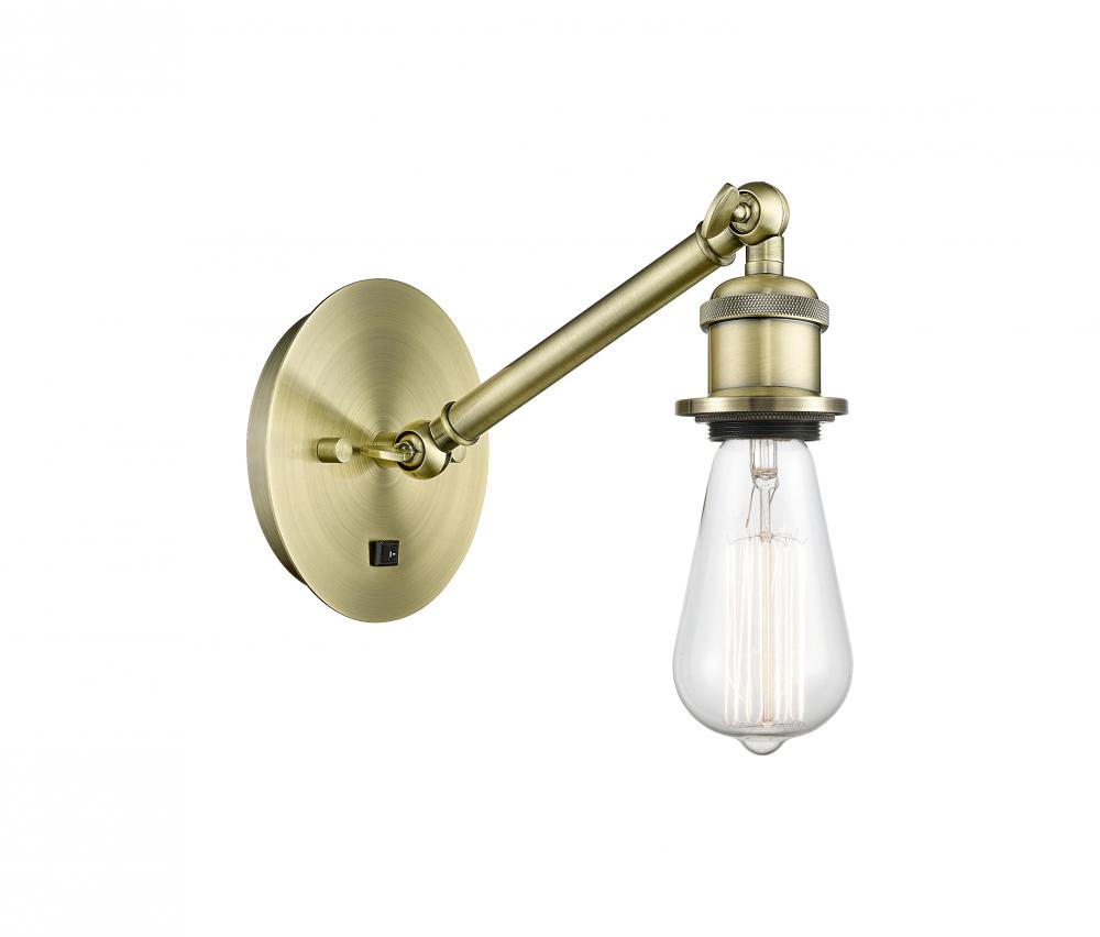 Belfast - 1 Light - 5 inch - Antique Brass - Adjustable Sconce