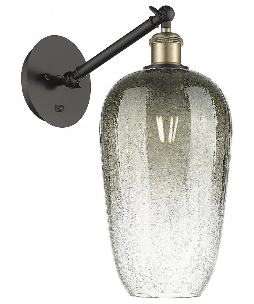 Brookhaven Flute - 1 Light - 7 inch - Black Antique Brass - Sconce