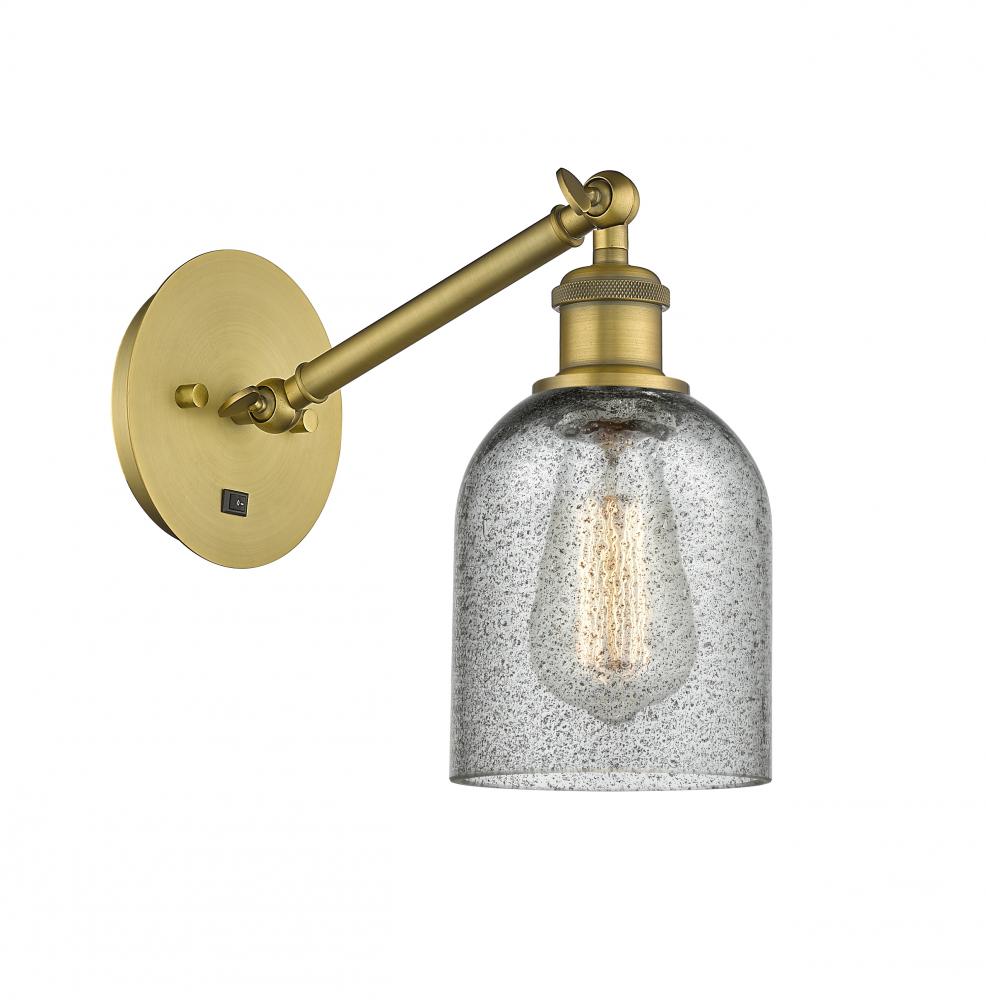 Caledonia - 1 Light - 5 inch - Brushed Brass - Adjustable Sconce