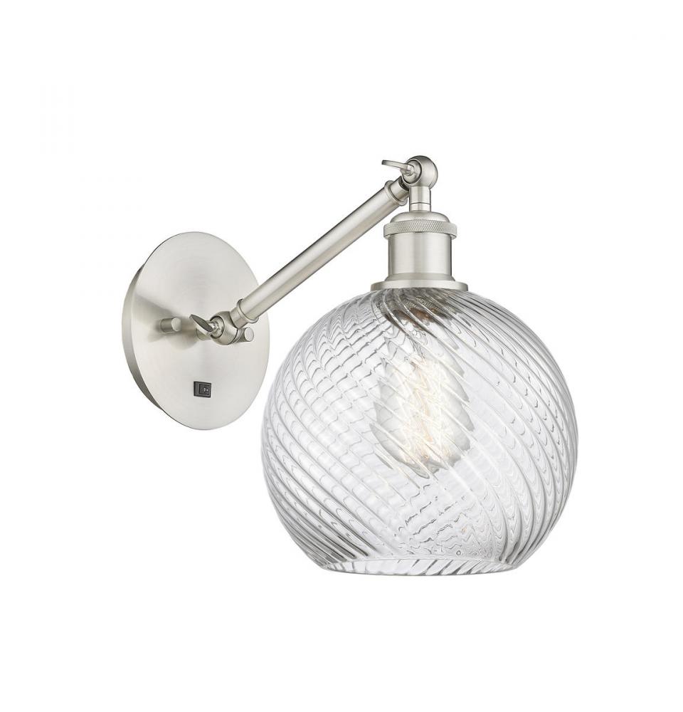 Twisted Swirl 1 Light Sconce part of the Ballston Collection