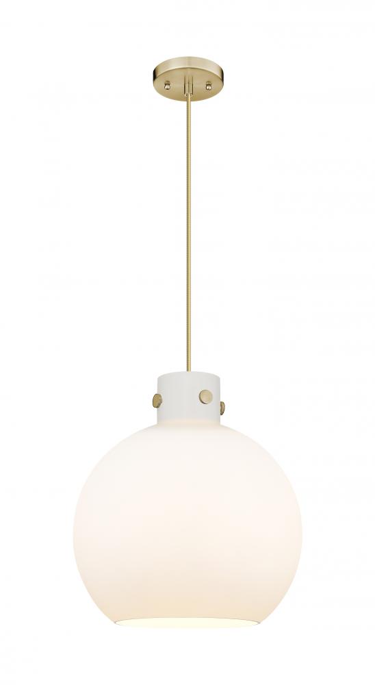 Newton Sphere - 1 Light - 14 inch - Champagne Bronze - Cord hung - Pendant