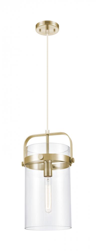 Pilaster - 1 Light - 8 inch Glass - Champagne Bronze - Pendant