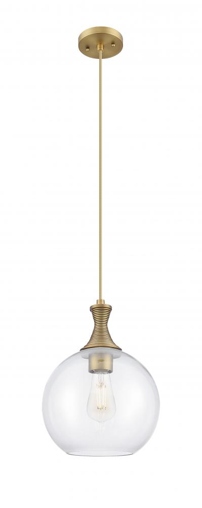 Astor - 1 Light - 10 inch - Brushed Brass - Cord hung - Mini Pendant