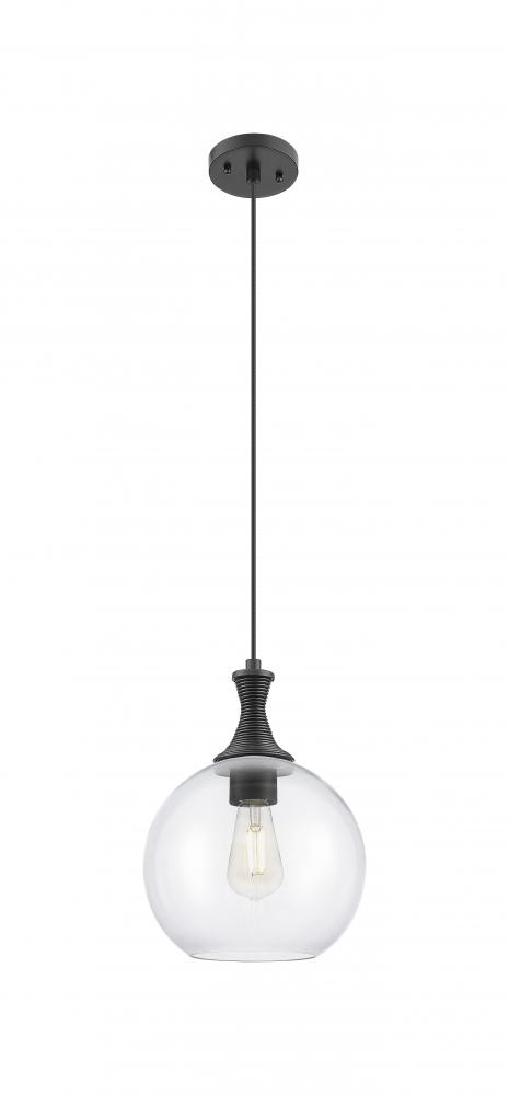 Astor - 1 Light - 10 inch - Matte Black - Cord hung - Mini Pendant