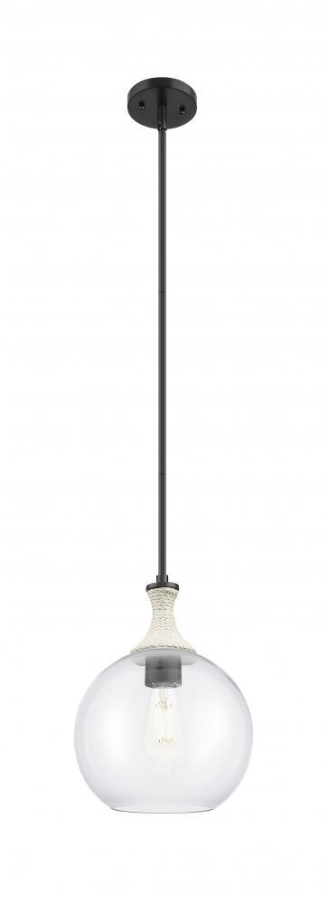 Astor - 1 Light - 10 inch - Matte Black - Mini Pendant