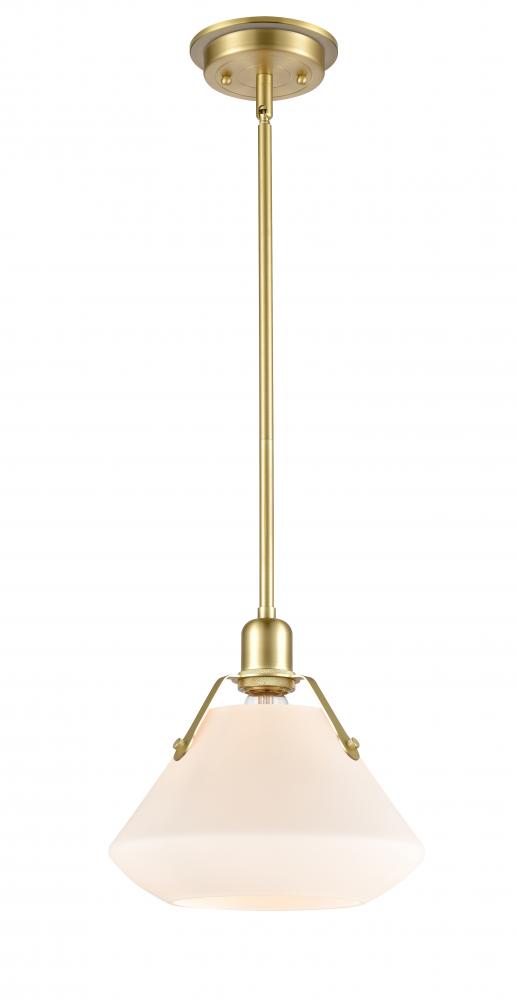 Luna - 1 Light - 11 inch - Satin Brass - Mini Pendant