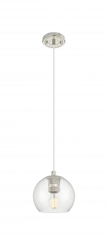 Crown Point - 1 Light - 6 inch - Polished Nickel - Pendant