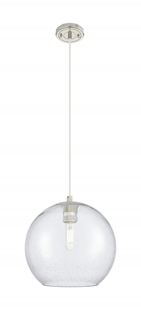 Crown Point - 1 Light - 10 inch - Polished Nickel - Pendant
