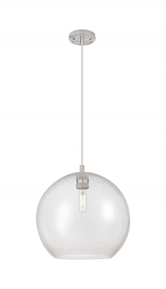 Crown Point - 1 Light - 12 inch - Satin Nickel - Pendant