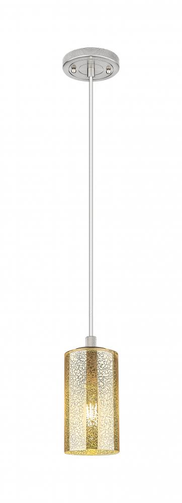 Crown Point - 1 Light - 5 inch - Satin Nickel - Pendant
