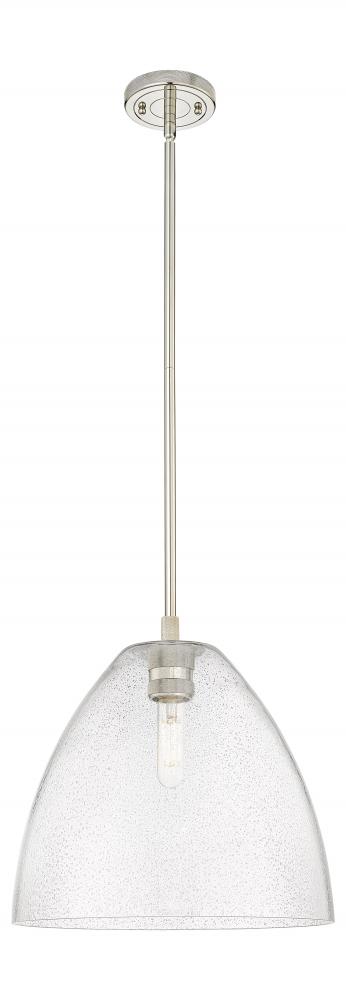 Crown Point - 1 Light - 12 inch - Polished Nickel - Pendant