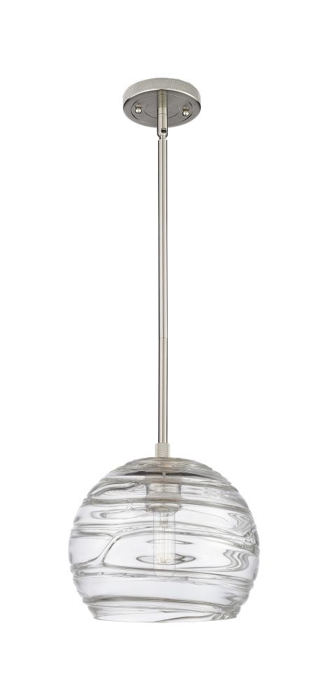 Crown Point - 1 Light - 8 inch - Satin Nickel - Pendant