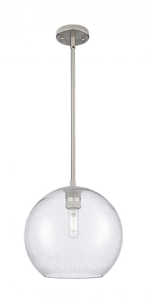 Crown Point - 1 Light - 12 inch - Satin Nickel - Pendant