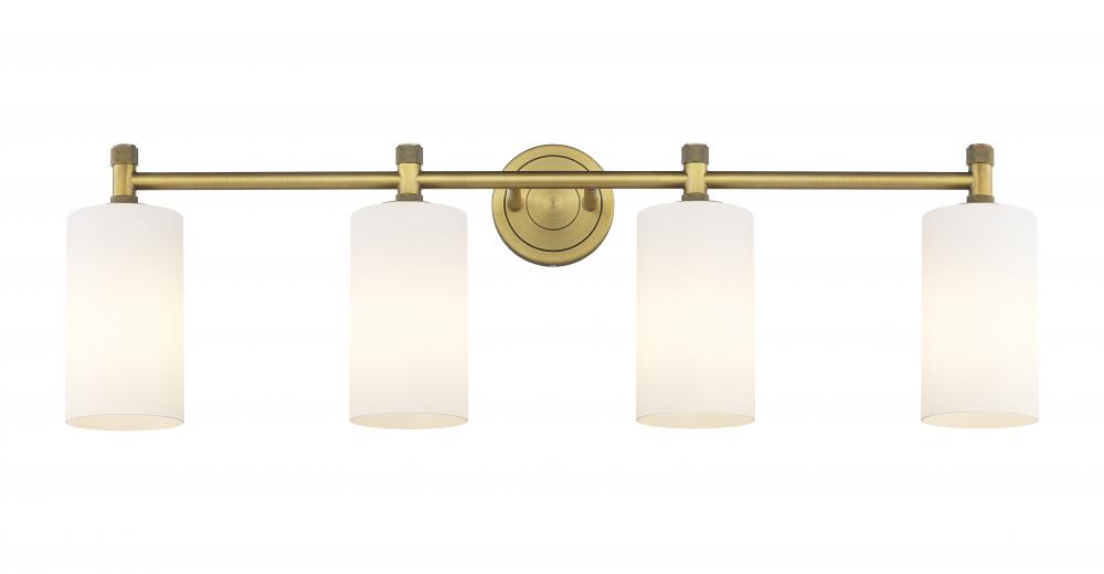 Crown Point - 4 Light - 34 inch - Brushed Brass - Bath Vanity Light