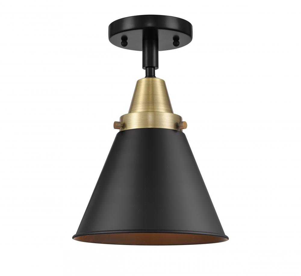 Appalachian - 1 Light - 8 inch - Black Antique Brass - Semi-Flush Mount