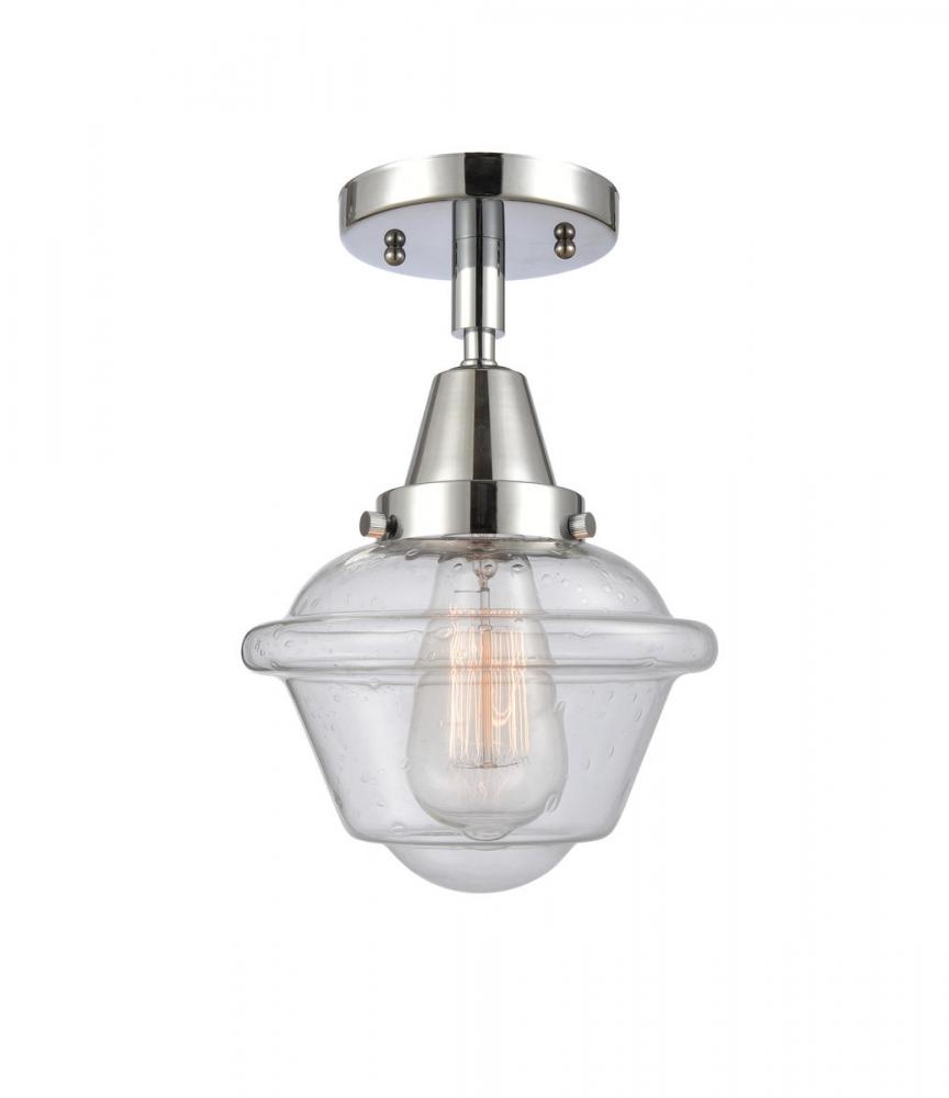 Oxford - 1 Light - 8 inch - Polished Chrome - Semi-Flush Mount