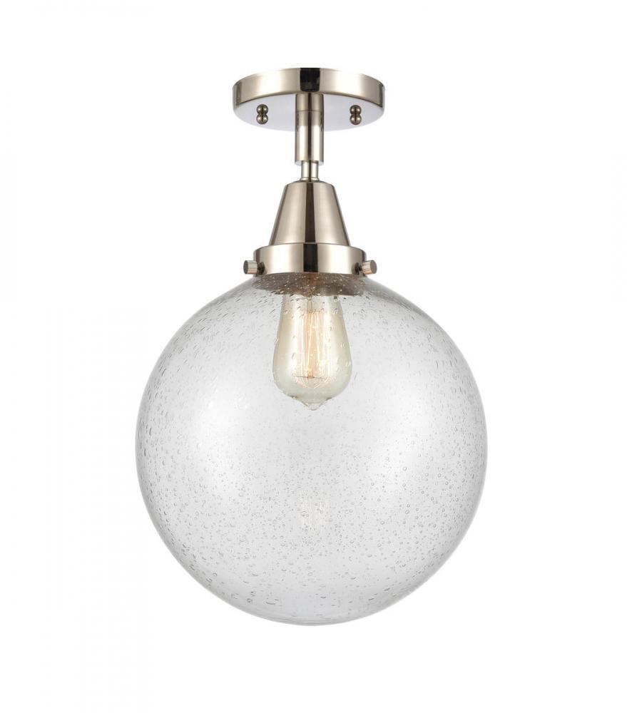 Beacon - 1 Light - 10 inch - Polished Nickel - Semi-Flush Mount